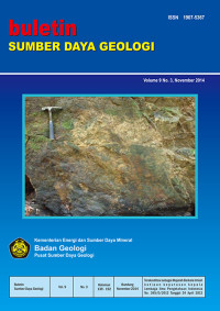 Image of Buletin: Sumber Daya Geologi Volume 9 Nomor 3